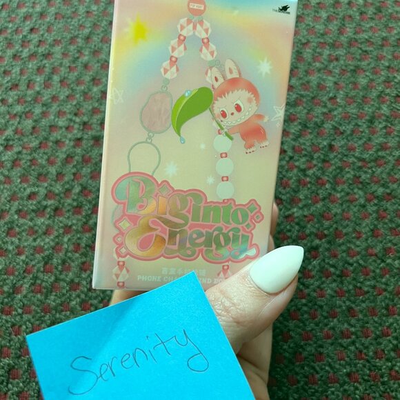 SERENITY - Big into Energy Series Phone Charm Labubu The Monsters POP MART - Picture 1 of 7
